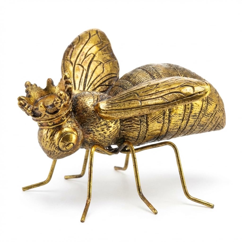 Amazon.com: The Bridge Collection Decorative Gold Bee with Crown